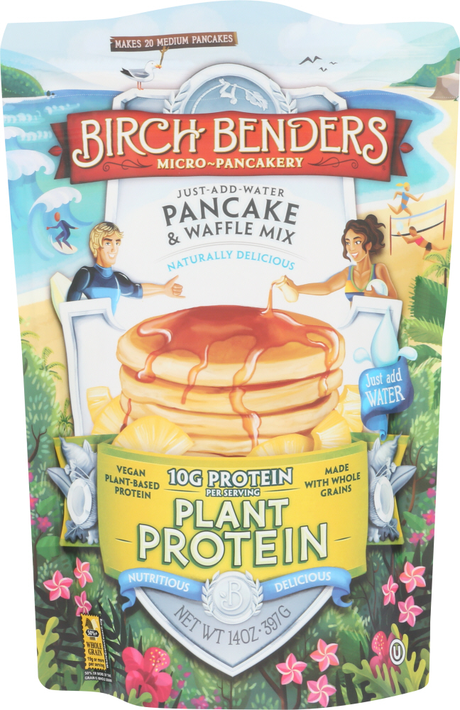 Picture of Birch Benders KHFM00334148 14 oz Plant Protein Pancake & Waffle Mix
