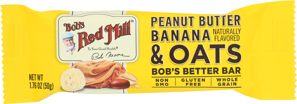 Picture of Bobs Red Mill KHFM00335451 1.76 oz Peanut Butter Banana & Oats Bobs Better Bar