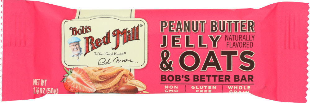 Picture of Bobs Red Mill KHFM00335454 1.76 oz Oat Peanut Butter Jelly Bar