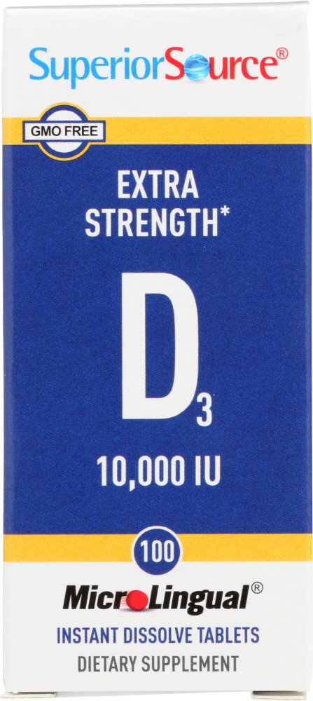 Picture of Superior Source KHFM00336319 10&#44;000 IU Extra Strength D Tablet - 100 Tablets