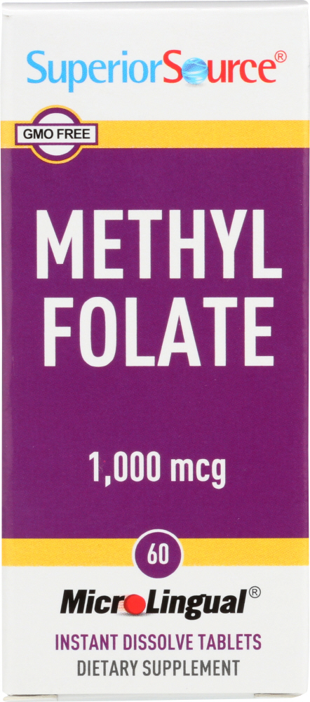 Picture of Superior Source KHFM00336459 1000 mcg Methylfolate Tablet - 60 Tablets