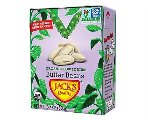 Picture of Jacks Quality KHFM00334900 13.4 oz Organic Low Sodium Butter Beans