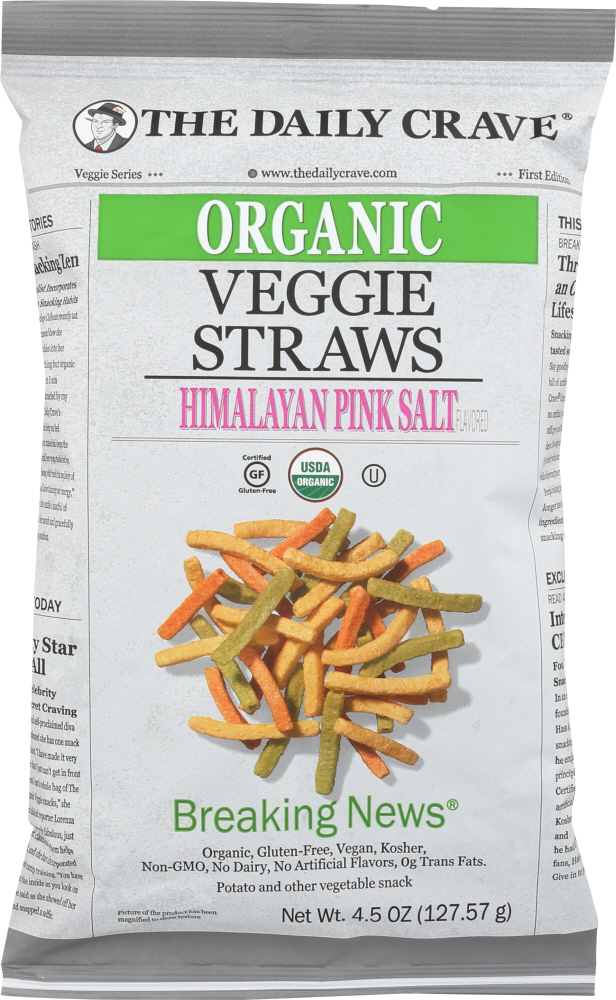 Picture of The Daily Crave KHFM00301350 4.5 oz Organic Veggie Straws