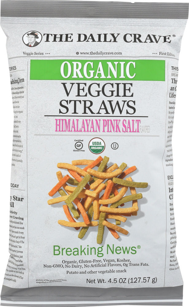 KHFM00301350 4.5 oz Organic Veggie Straws -  The Daily Crave