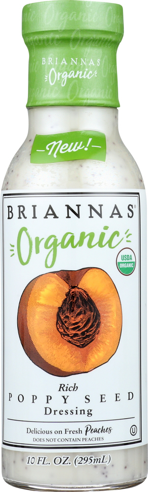 Picture of Briannas KHFM00333835 10 oz Organic Rich Poppy Seed Dressing