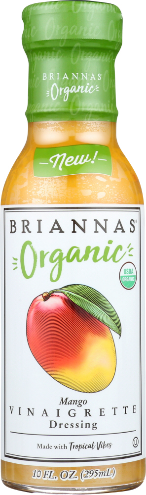 Picture of Briannas KHFM00333836 10 oz Organic Mango Vinaigrette Dressing