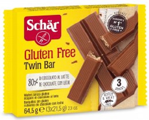 Picture of Schar KHFM00334195 2.3 oz Gluten Free Twin Bars
