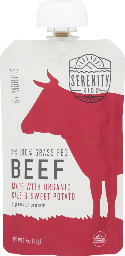 Picture of Serenity Kids KHFM00336436 3.5 oz Beef Kale Sweet Potato Food for Toddler