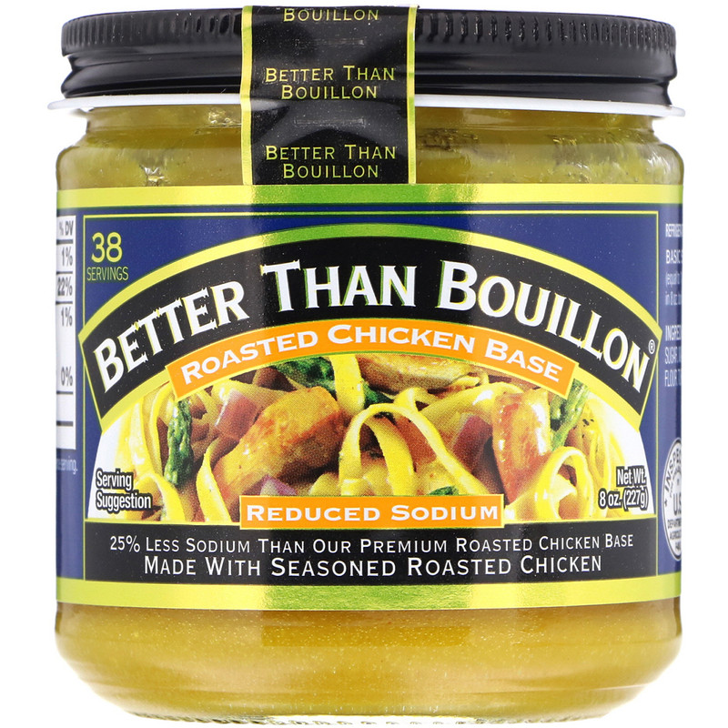 Picture of Better Than Bouillon KHFM00107276 Reduced Sodium Roasted Chicken Base, 8 oz