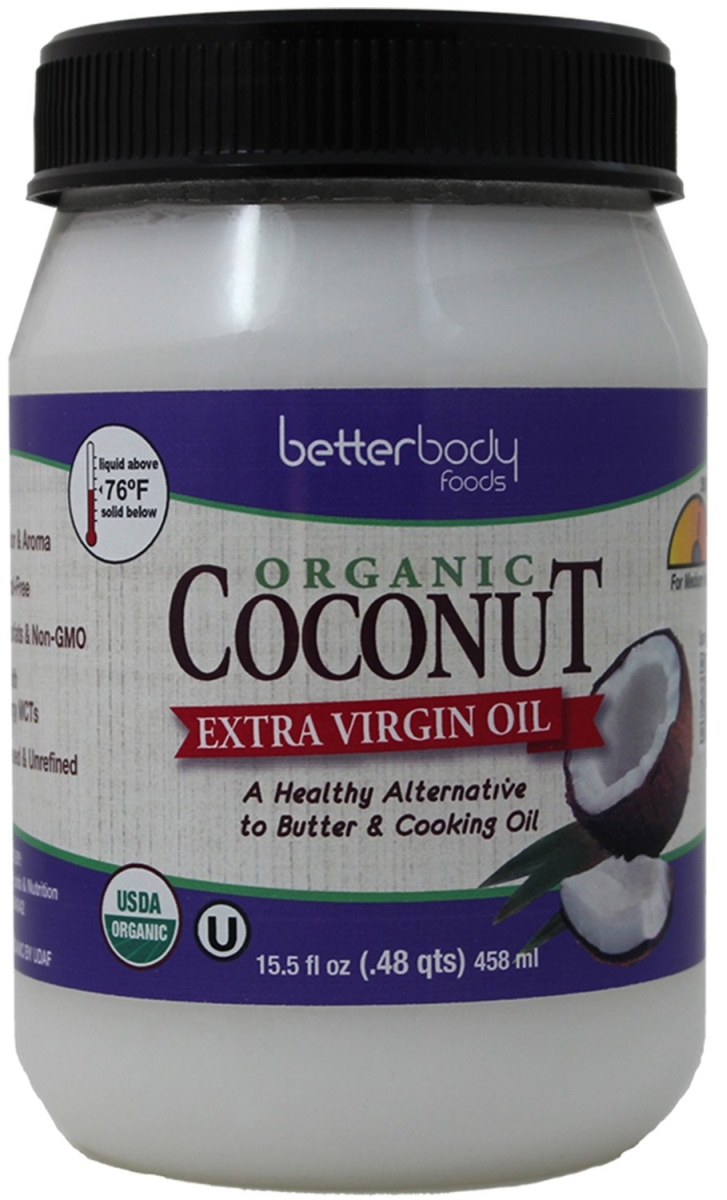 Picture of Betterbody KHFM00108583 Organic Extra Virgin Coconut Oil, 15.5 oz