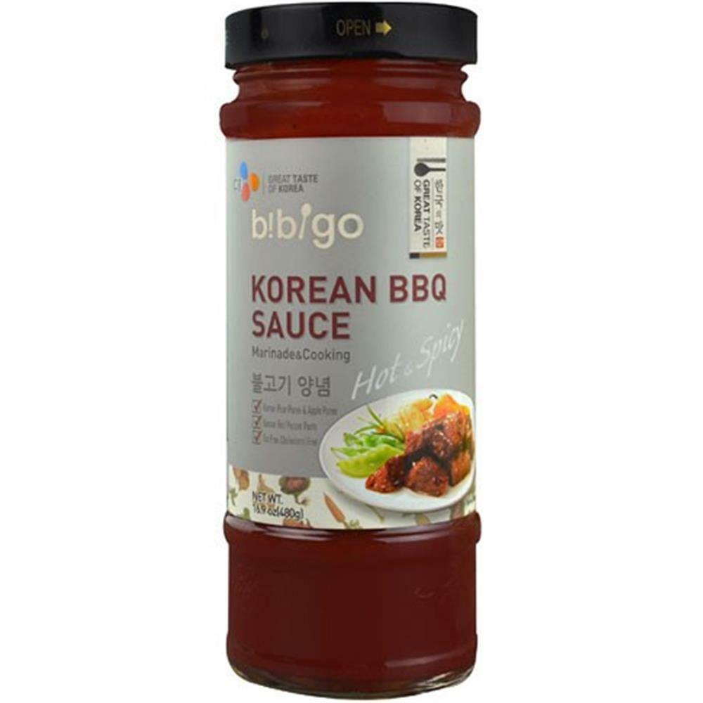 Picture of Bibigo KHLV00056034 Hot & Spicy Korean BBQ Sauce&#44; 16.9 oz
