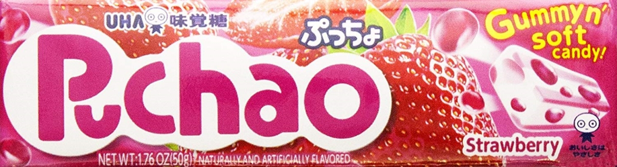 Picture of Uha Mikakuto KHLV00299191 Strawberry Puchao Soft Candy&#44; 1.76 oz