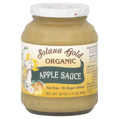Picture of Solana Gold KHCH00831107 Organic Apple Sauce&#44; 24 oz