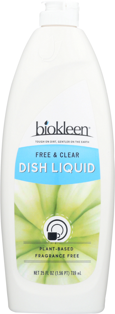 Picture of Bio Kleen KHLV00269622 Free & Clear Dish Liquid&#44; 25 oz