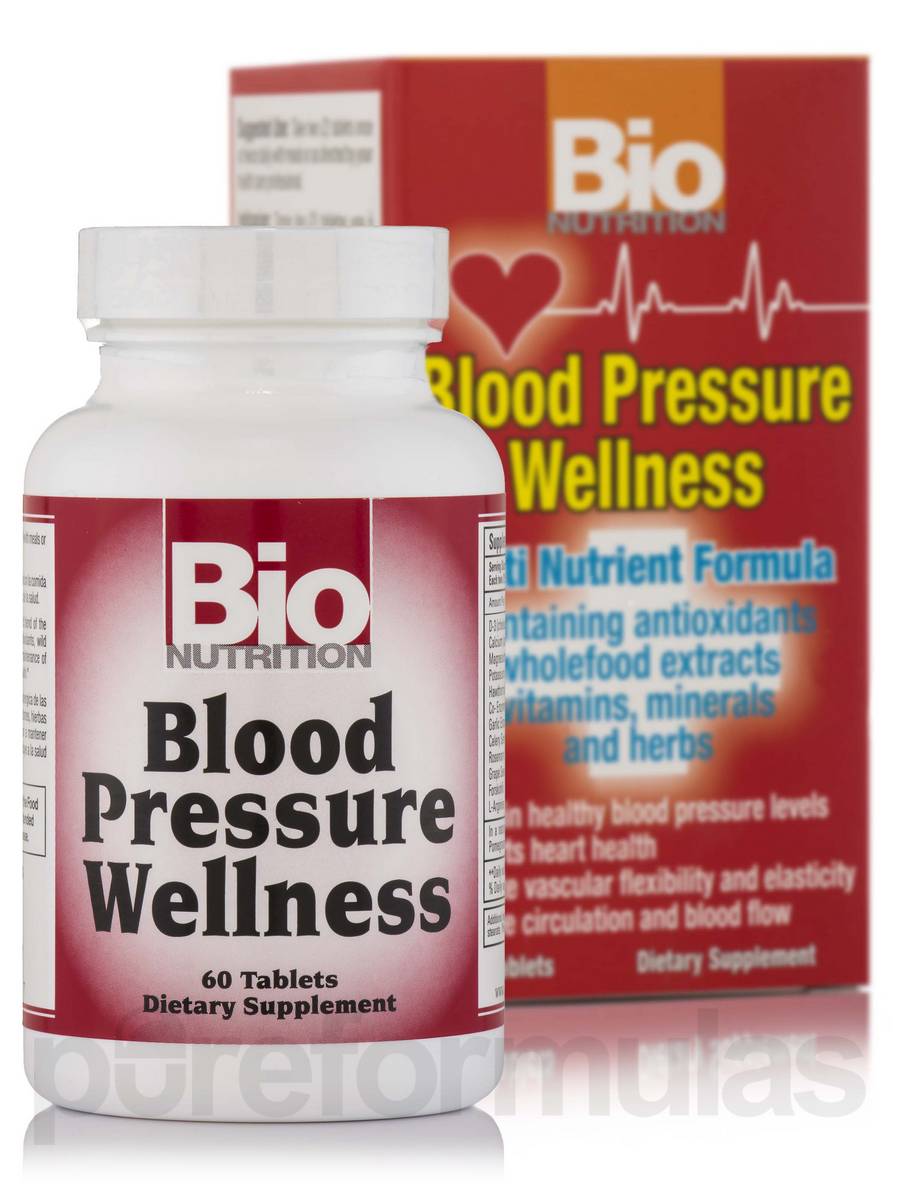 Picture of Bio Nutrition KHFM00338566 Blood Pressure Wellness Tablets&#44; 60 Count
