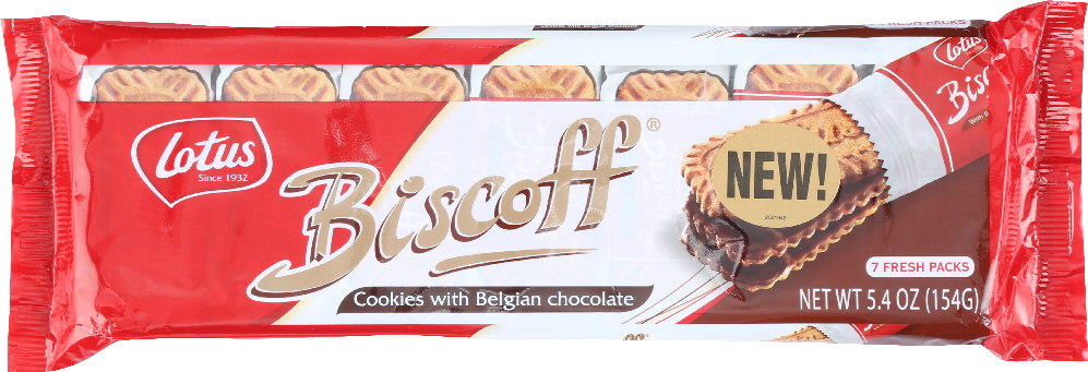 Picture of Biscoff KHLV00140373 Cookies with Belgian Chocolate, 5.4 oz