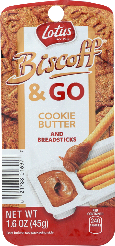 Picture of Biscoff KHLV00311352 Go Cookie Butter & Breadsticks&#44; 1.6 oz