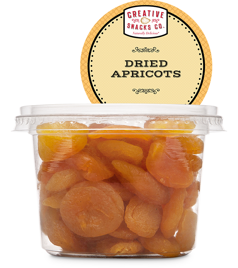 Picture of Creative Snacks KHLV00306740 Dried Apricots Cup&#44; 10.5 oz
