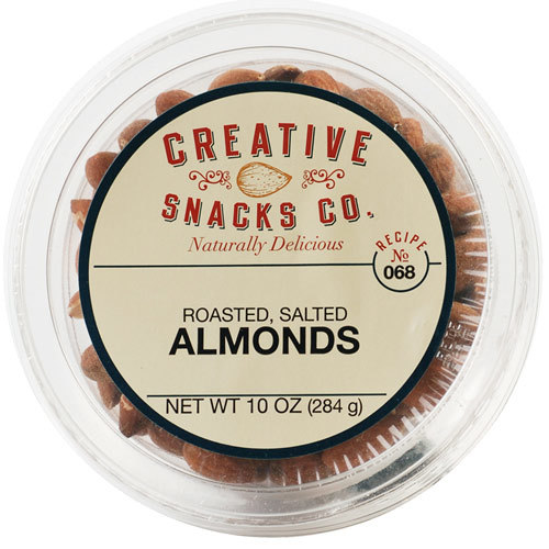 Picture of Creative Snacks KHLV00306950 Roasted Salted Almonds Cup&#44; 10 oz