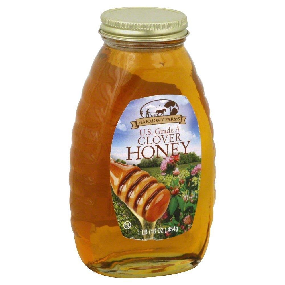 Picture of Harmony Farms KHFM00102799 Clover Honey&#44; 16 oz