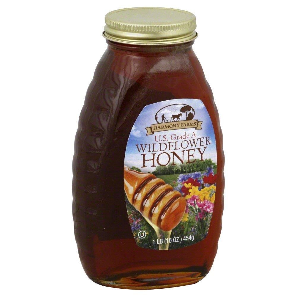 Picture of Harmony Farms KHFM00102813 Wild Flower Honey&#44; 16 oz