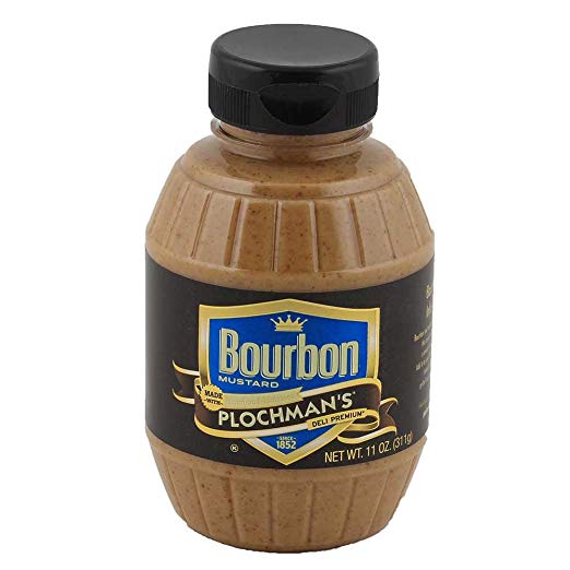 Picture of Plochmans KHLV00299028 Bourbon Mustard&#44; 11 oz