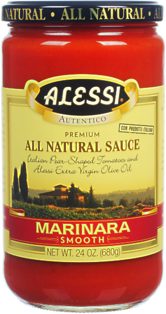 Picture of Alessi KHFM00120538 Marinara Smooth Style Pasta Sauce, 24 oz