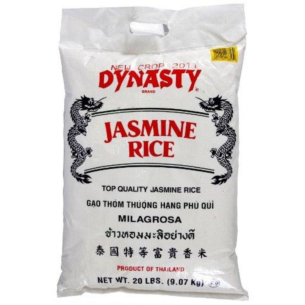 Picture of Dynasty KHLV00044325 Jasmine Rice, 20 lbs