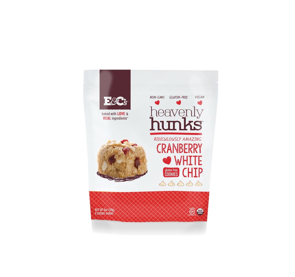 Picture of E&Cs Snacks KHLV00303047 Cranberry White Chip Heavenly Hunk Cookie&#44; 6 oz