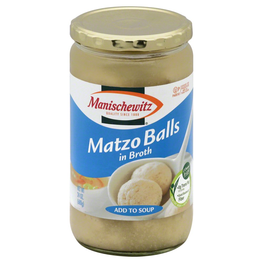 Picture of Manischewitz KHFM00032495 Matzo Balls in Broth, 24 oz