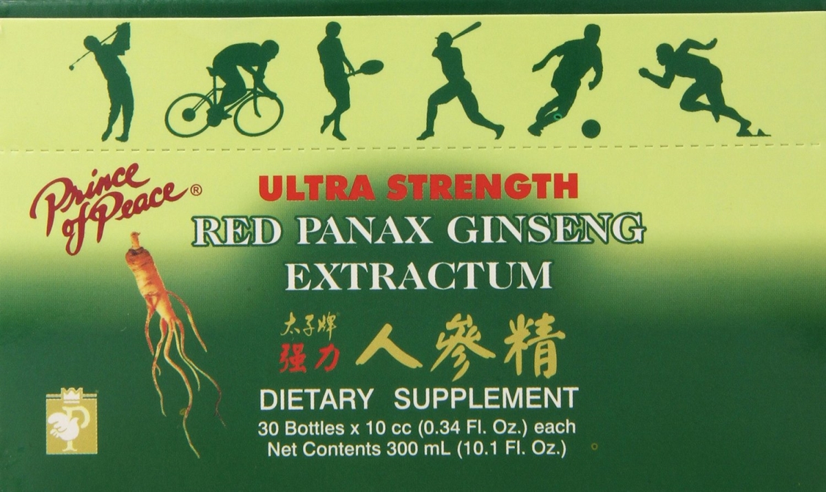 Picture of Prince of Peace KHFM00011000 Red Panax Ginseng Extractum Ultra Strength Ds&#44; 30 Bottles