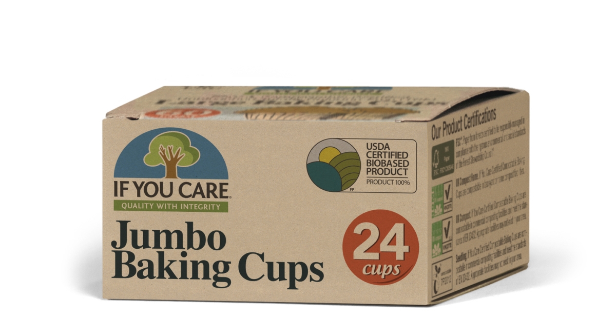 Picture of If You Care KHLV00129769 Jumbo Baking Cups&#44; 24 Piece