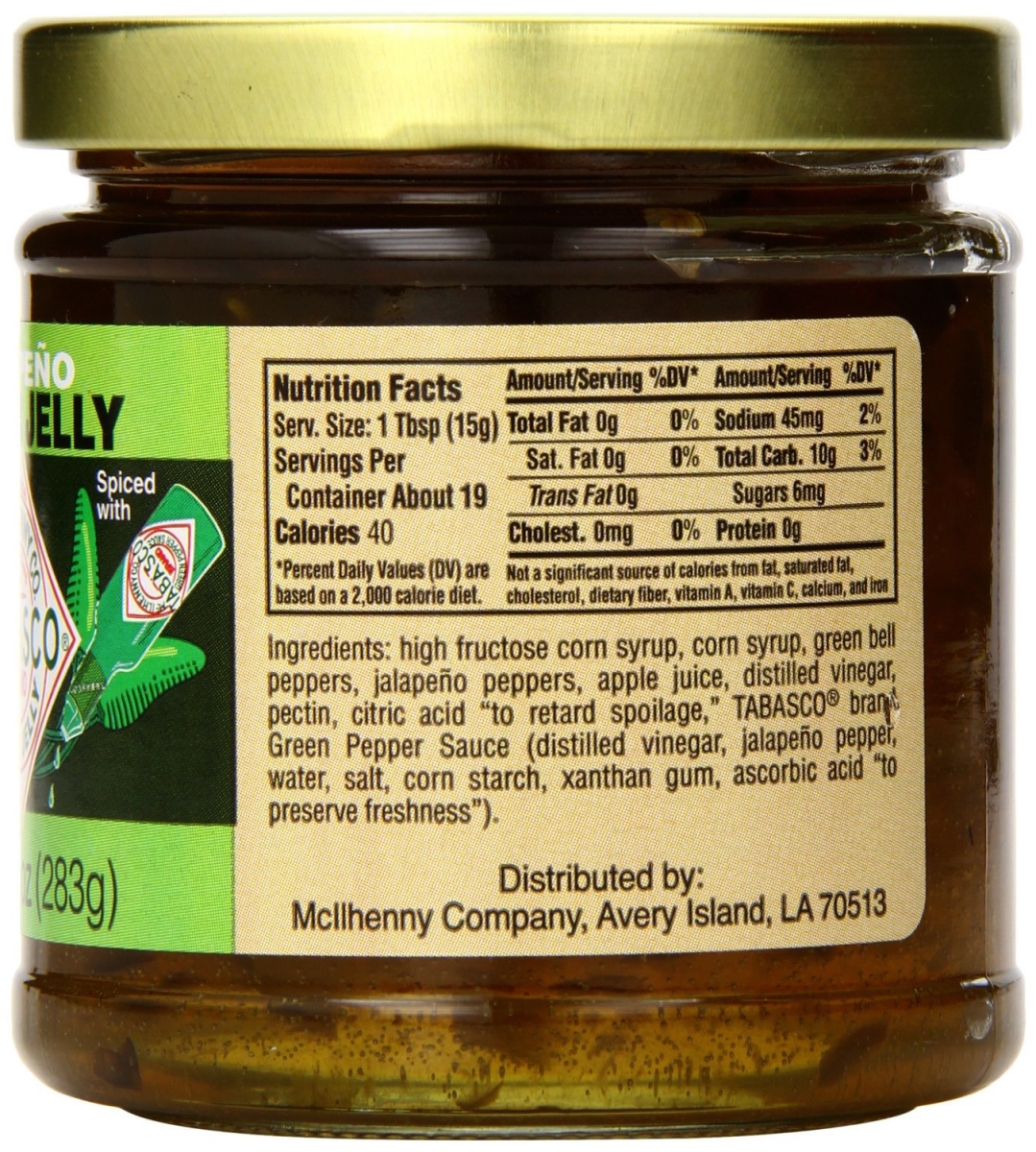 Picture of Tabasco KHFM00062863 Jalapeno Pepper Jelly Mild, 10 oz