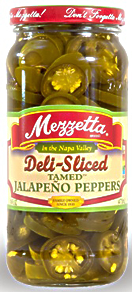 Picture of Mezzetta KHFM00052974 Deli-Sliced Tamed Jalapeno Peppers&#44; 16 oz