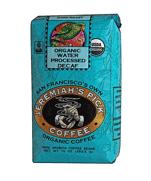 Picture of Jeremiahs Pick Coffee KHCH00402099 Whole Bean Decaffeinated Water Process Organic Coffee&#44; 10 oz