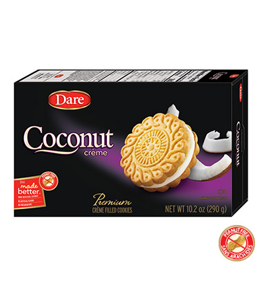 Picture of Dare Foods KHLV00294485 Coconut Creme Filled Cookie&#44; 10.2 oz
