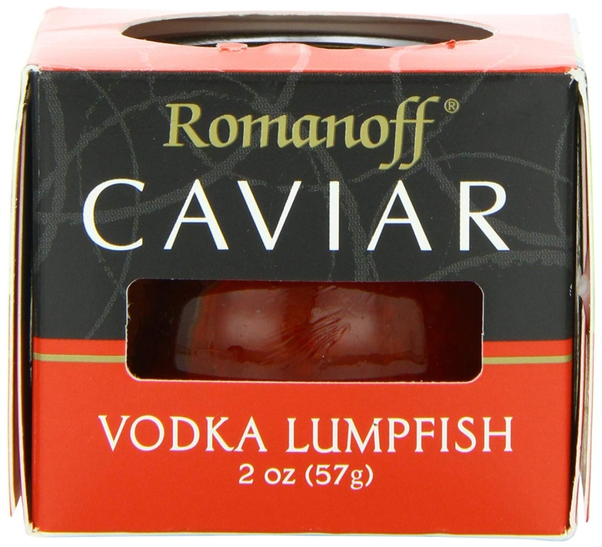 Picture of Romanoff KHLV00011090 Red Vodka Lumpfish Caviar, 2 oz