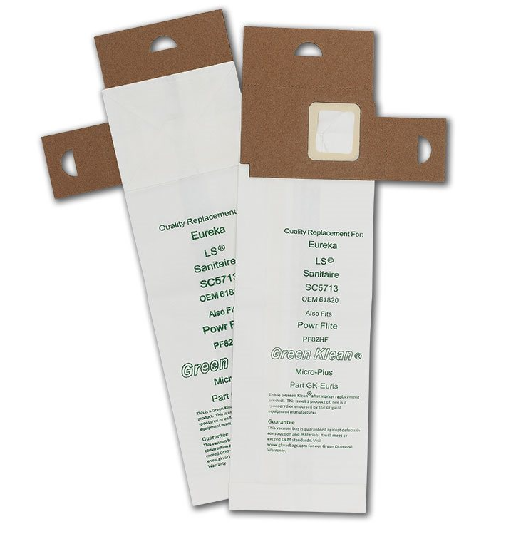 GK-EurLS Eureka LS LiteSpeed & Sanitaire SC5713 Replacement Vacuum Bags - Case of 36