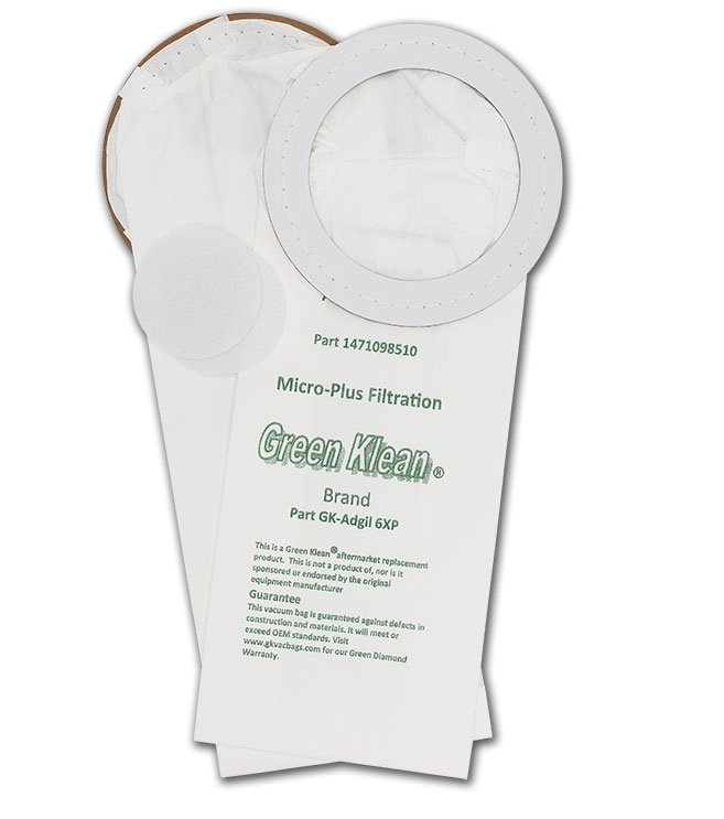GK-Adgil6XP Nilfisk Advance Adgility 6XP Replacement Vacuum Bags - 10 per Case - Case of 10