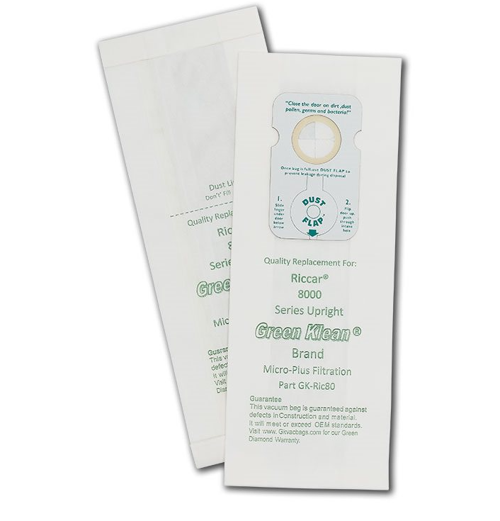 Riccar 8000 Series Upright Model Type B Replacement Vacuum Bags