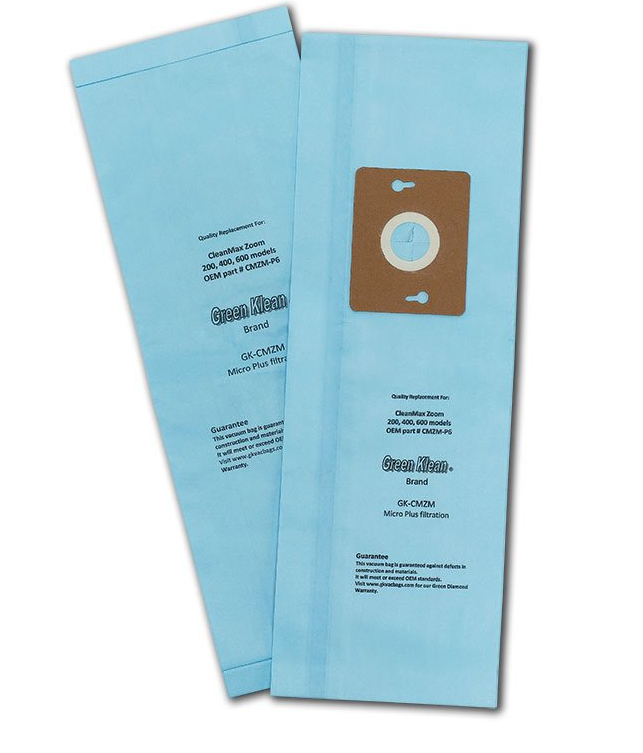 -CLN CleanMax Zoom 200, 400, 600 Models Replacement Vacuum Bags - Pack of 100