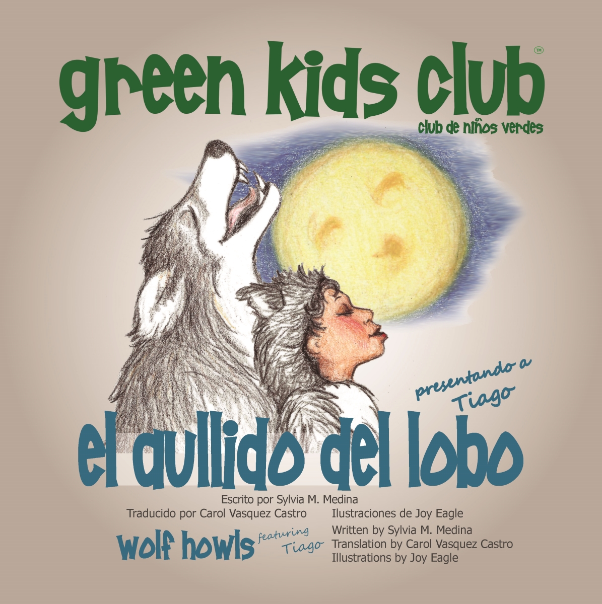 Picture of Green Kids GKC-B2014008 The Wolf Howls Book Soft Covered