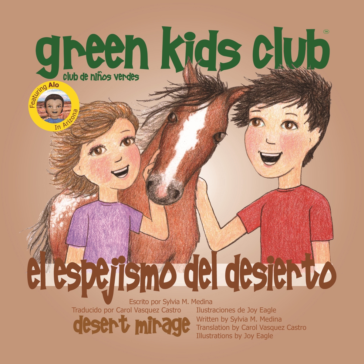 Picture of Green Kids GKC-B2014070H Desert Mirage Hard Back