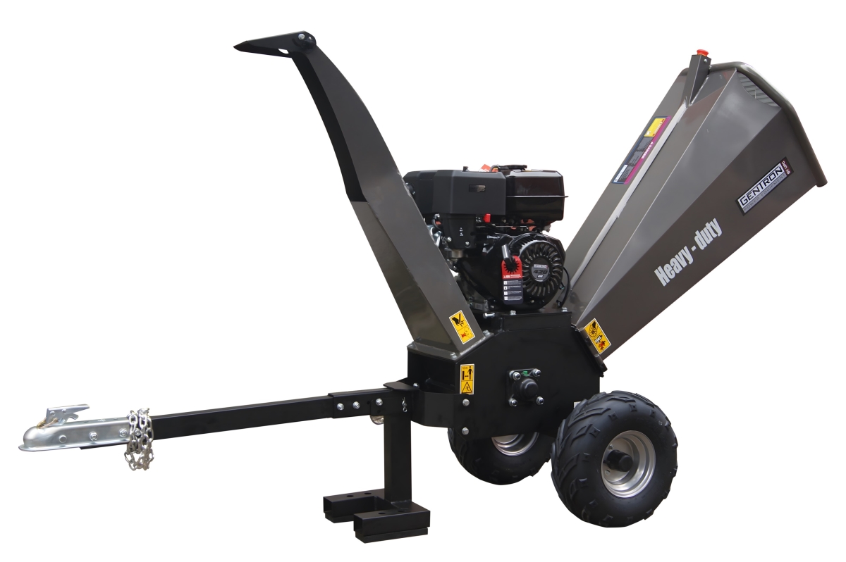 GWC8420E 6 in. 15 HP JD Engine 420cc Gas Powered Chipper Shredder with 2000 RPM Double Edge Blade
