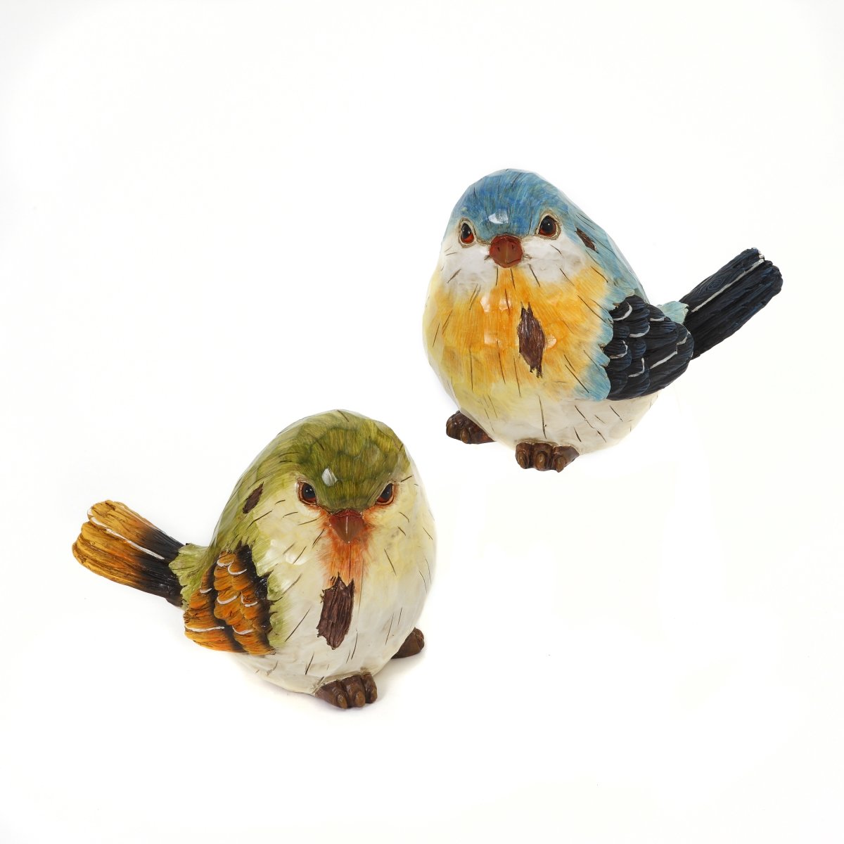 Picture of Gerson International 2386400EC 9 in. Resin Spring Bird Figurines - Set of 2