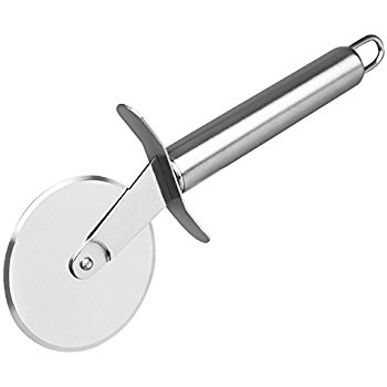 Picture of Ghidini V231 Easy Grip Pizza Cutter Carded - Stainless Steel