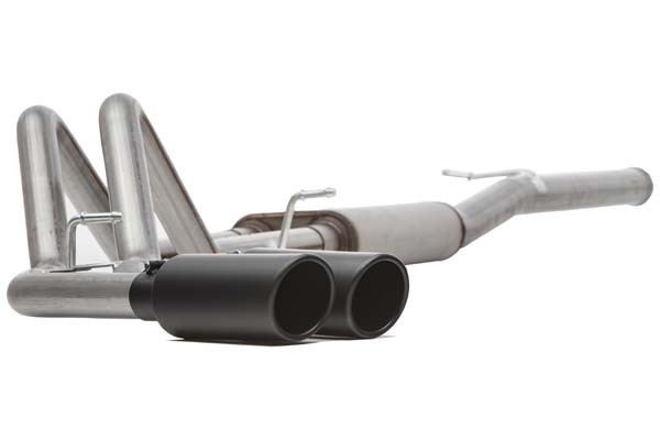 65585B Black Elite Cat-Back Dual Sport Exhaust System, Stainless for 2015 Chevrolet Colorado -  Gibson