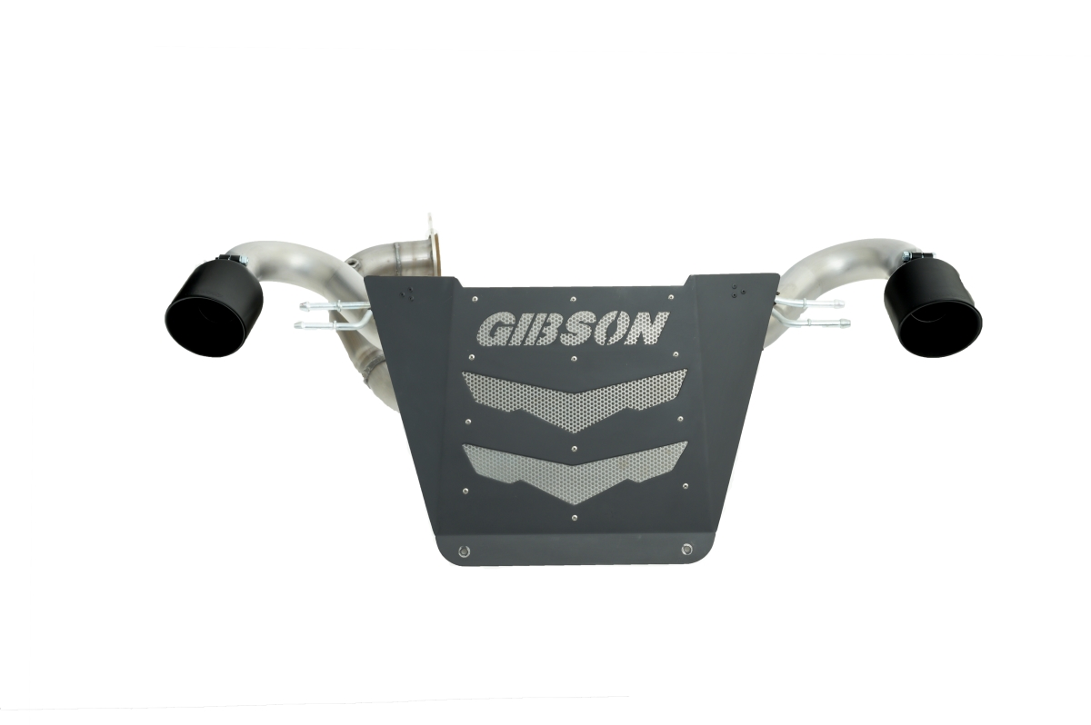 91000B Dual Exhaust, Black