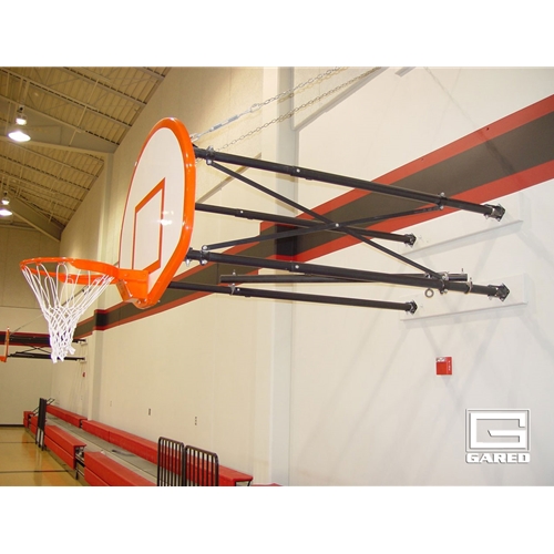 2500-9124 9 x 12 ft. Side Fold Wall Mount Series Extension Rectangular Board
