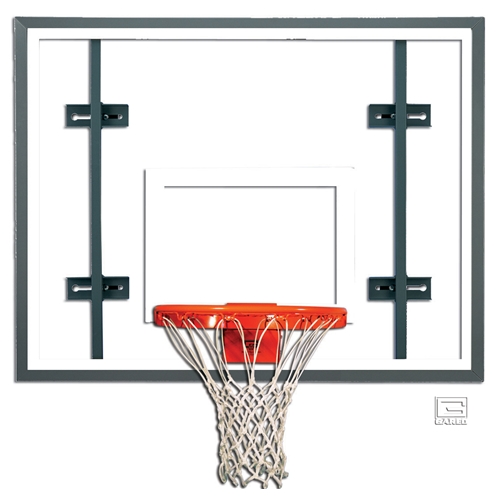 42 x 54 in. Auxiliary Glass Backboard with Steel Frame